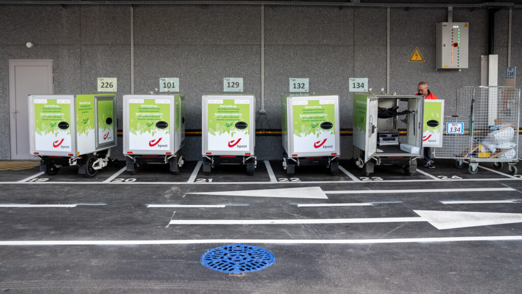 Electric vehicles at the charging stations