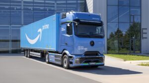 Amazon makes largest-ever order of electric trucks in UK